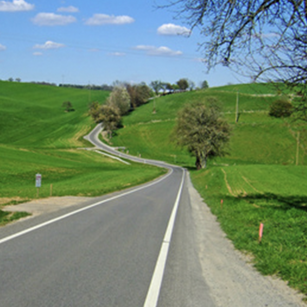 Hintergrundbild einer entfernten Straße